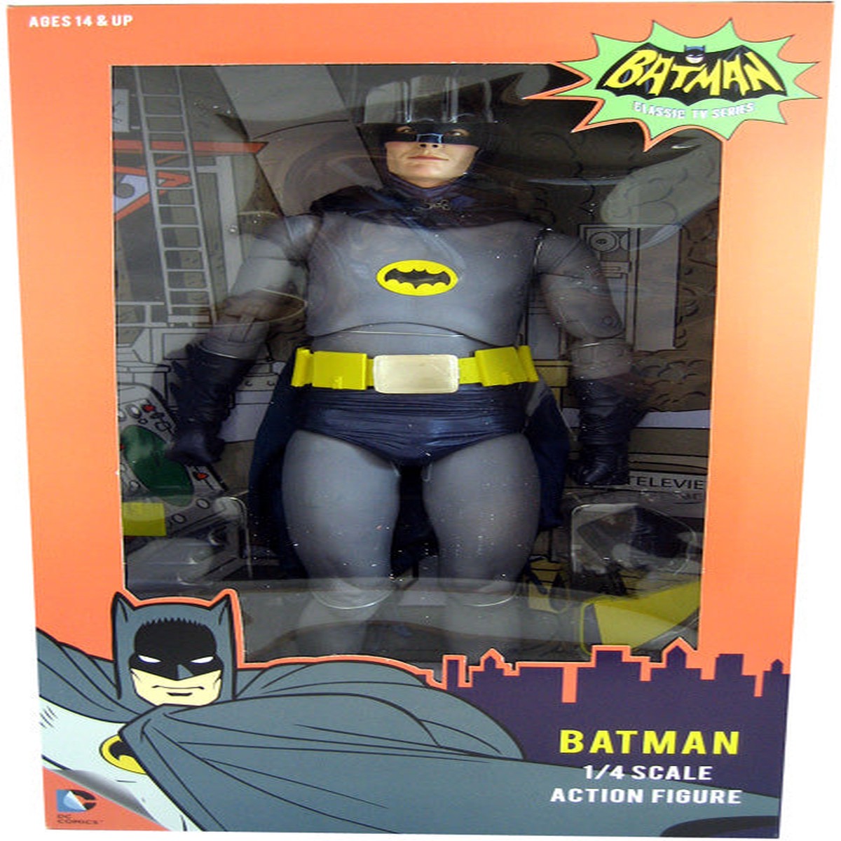 Batman 1966 18 Inch Action Figure 1/4 Scale Series – Adam West as Batman