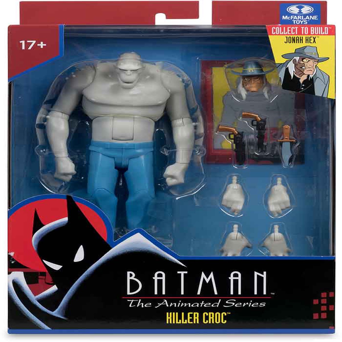 DC Direct Batman The Animated Series 6 Inch Action Figure BAF Jonah Hex Exclusive – Killer Croc (Non Mint Packaging)