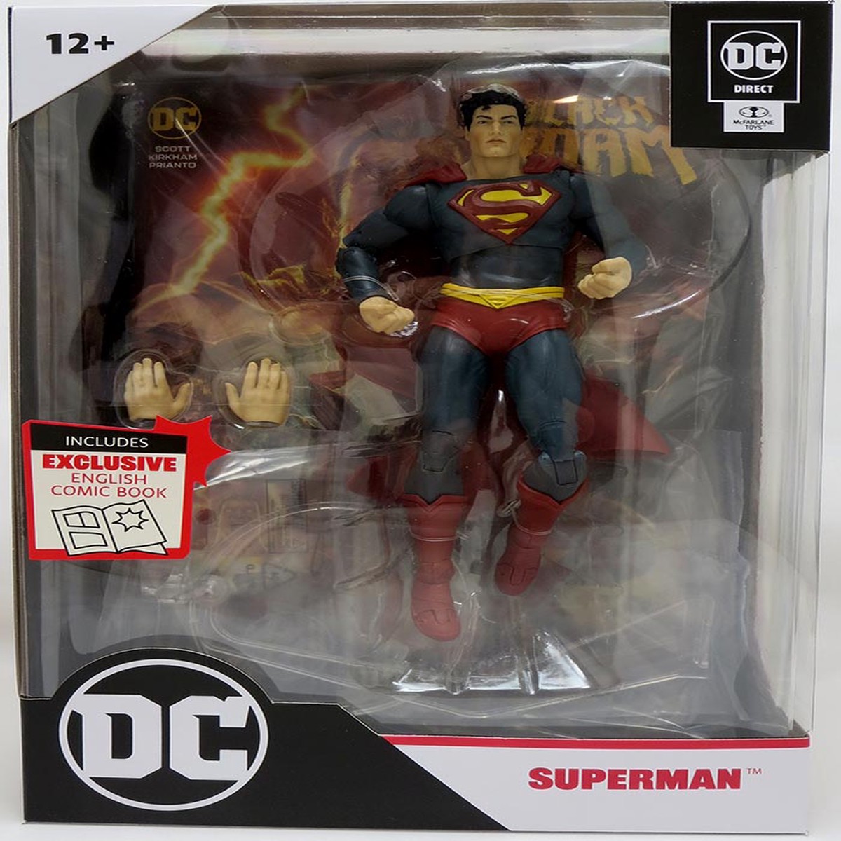 DC Direct Comics 7 Inch Action Figure Black Adam Wave 1 – Superman