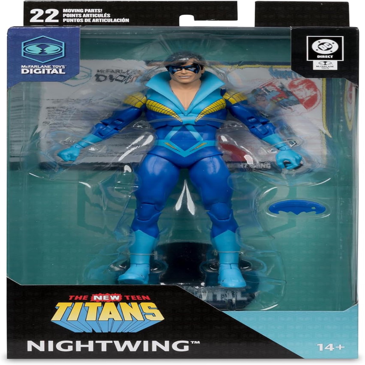DC Direct Digital 7 Inch Action Figure Wave 5 – Nightwing (Teen Titans)