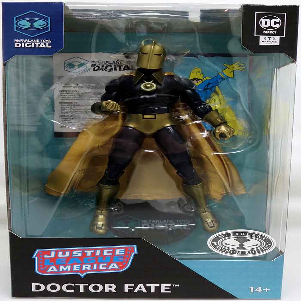 DC Direct Digital DC The Silver Age 7 Inch Action Figure Exclusive – Doctor Fate Platinum
