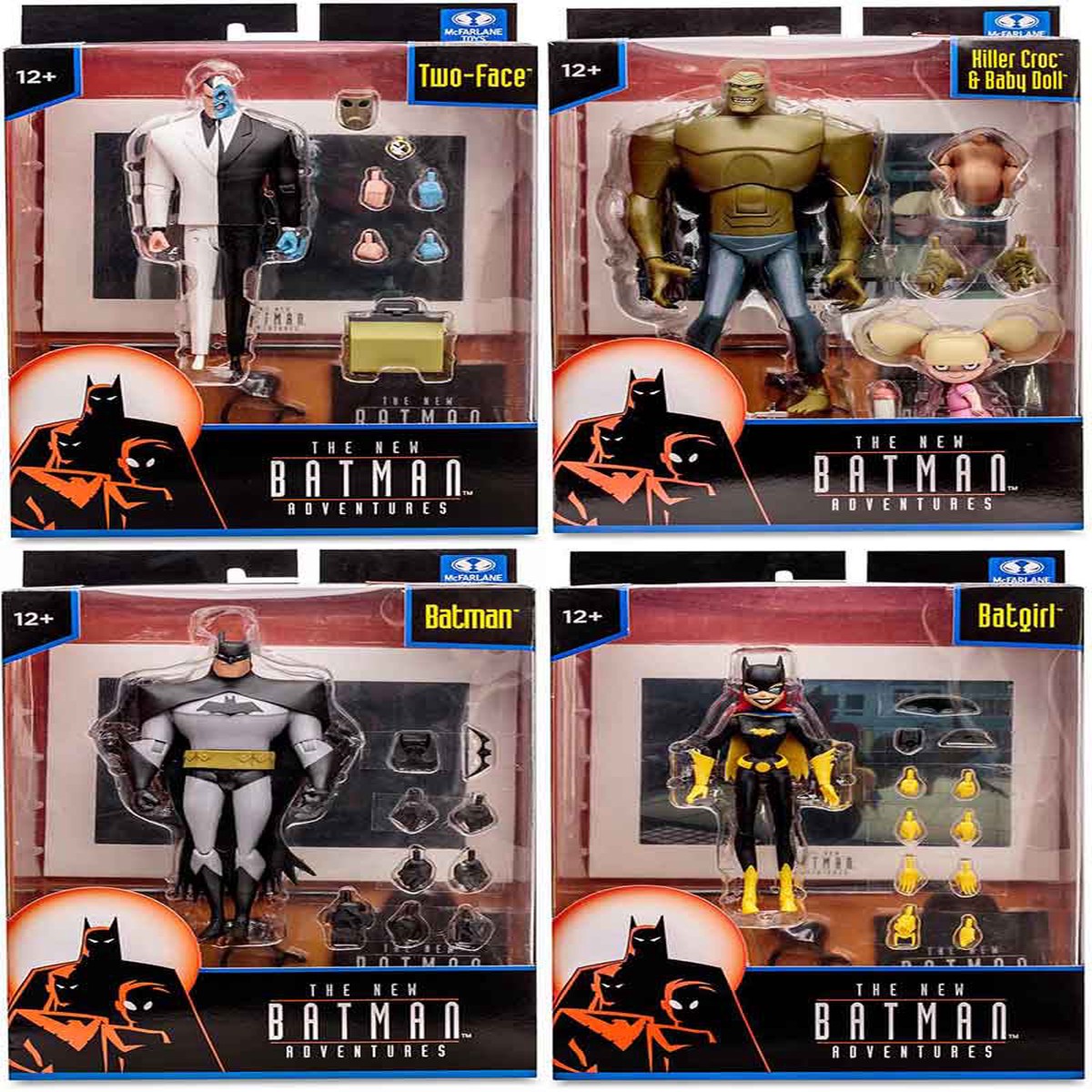 DC Direct The New Batman Adventures 6 Inch Action Figure Wave 1 – Set of 4