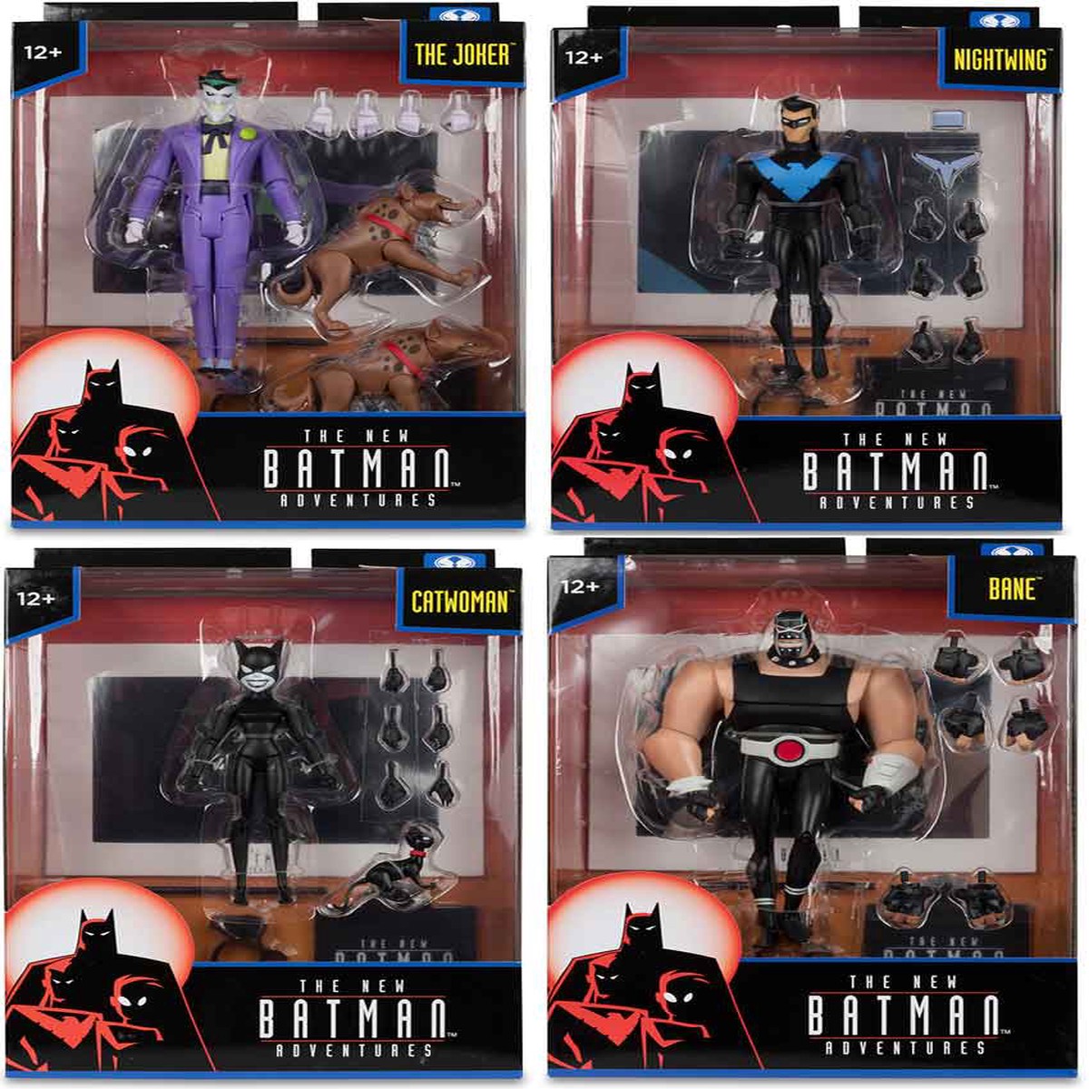 DC Direct The New Batman Adventures 6 Inch Action Figure Wave 2 – Set of 4