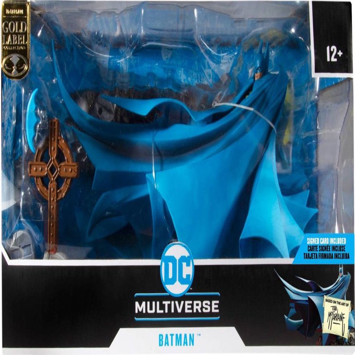 DC Multiverse 7 Inch Action Figure Comic – Batman Year Two Gold Label Signed
