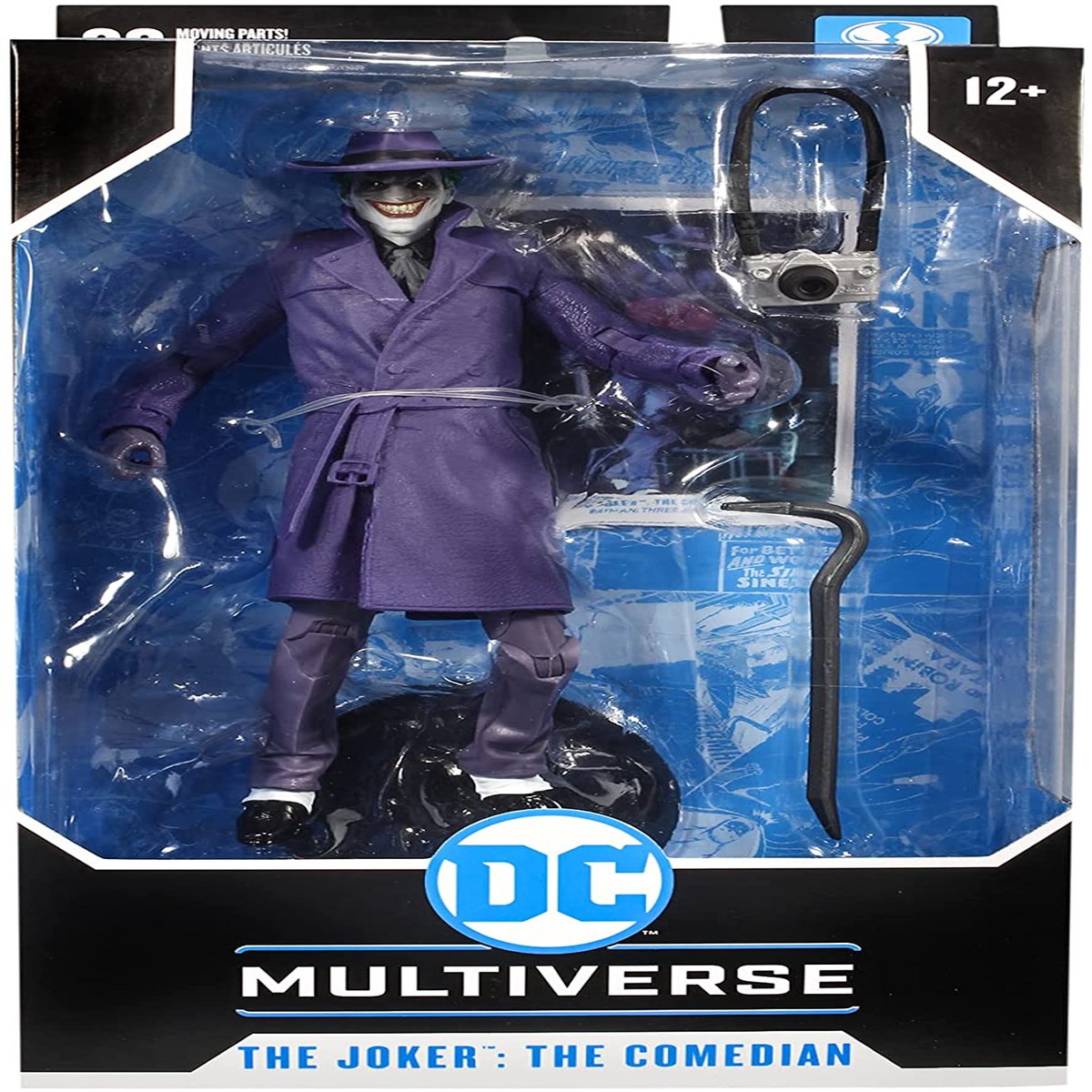 DC Multiverse 7 Inch Action Figure Three Jokers – Killing Joke Joker Comedian (Shelf Wear Packaging)