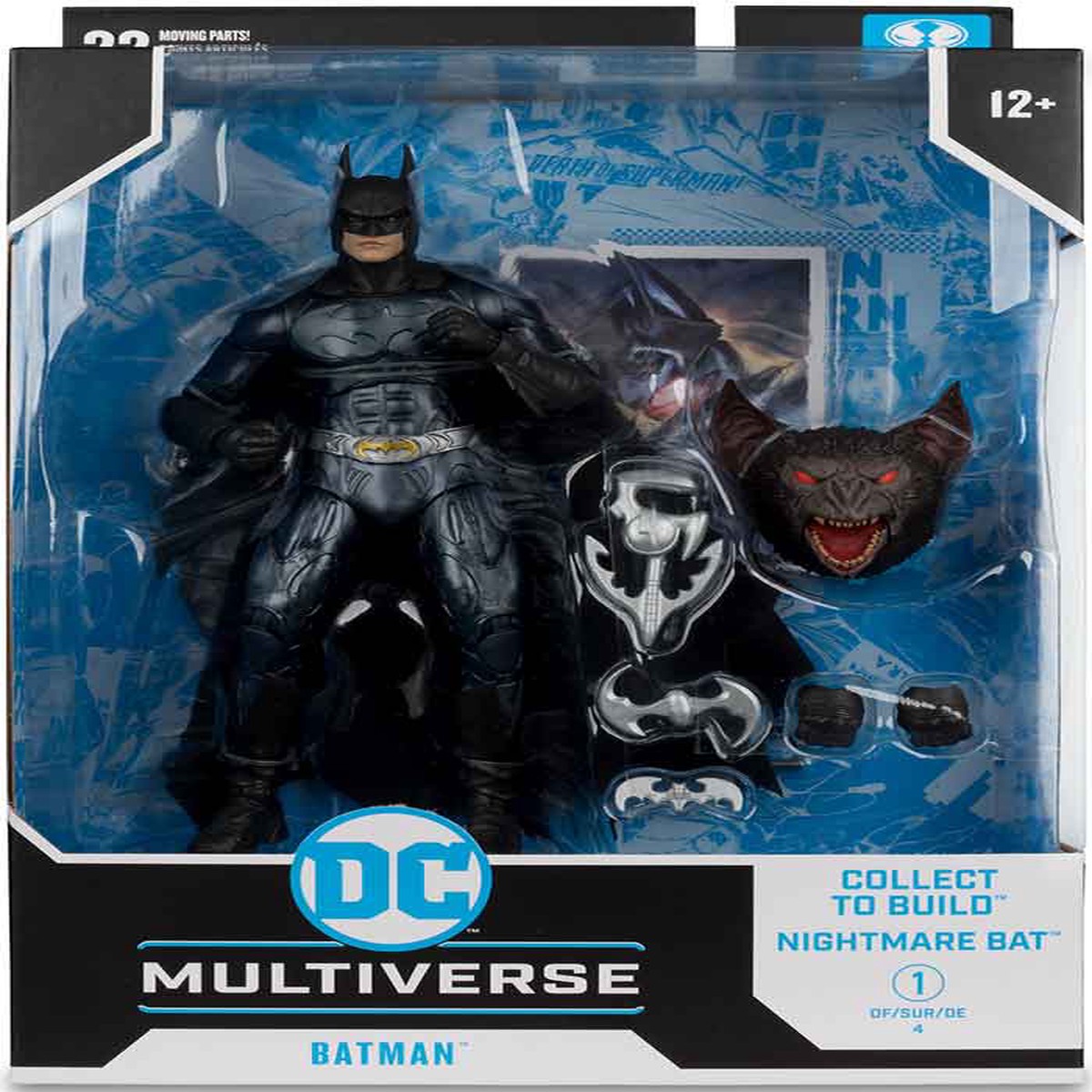 DC Multiverse Batman Forever 7 Inch Action Figure BAF Nightmare Bat – Batman