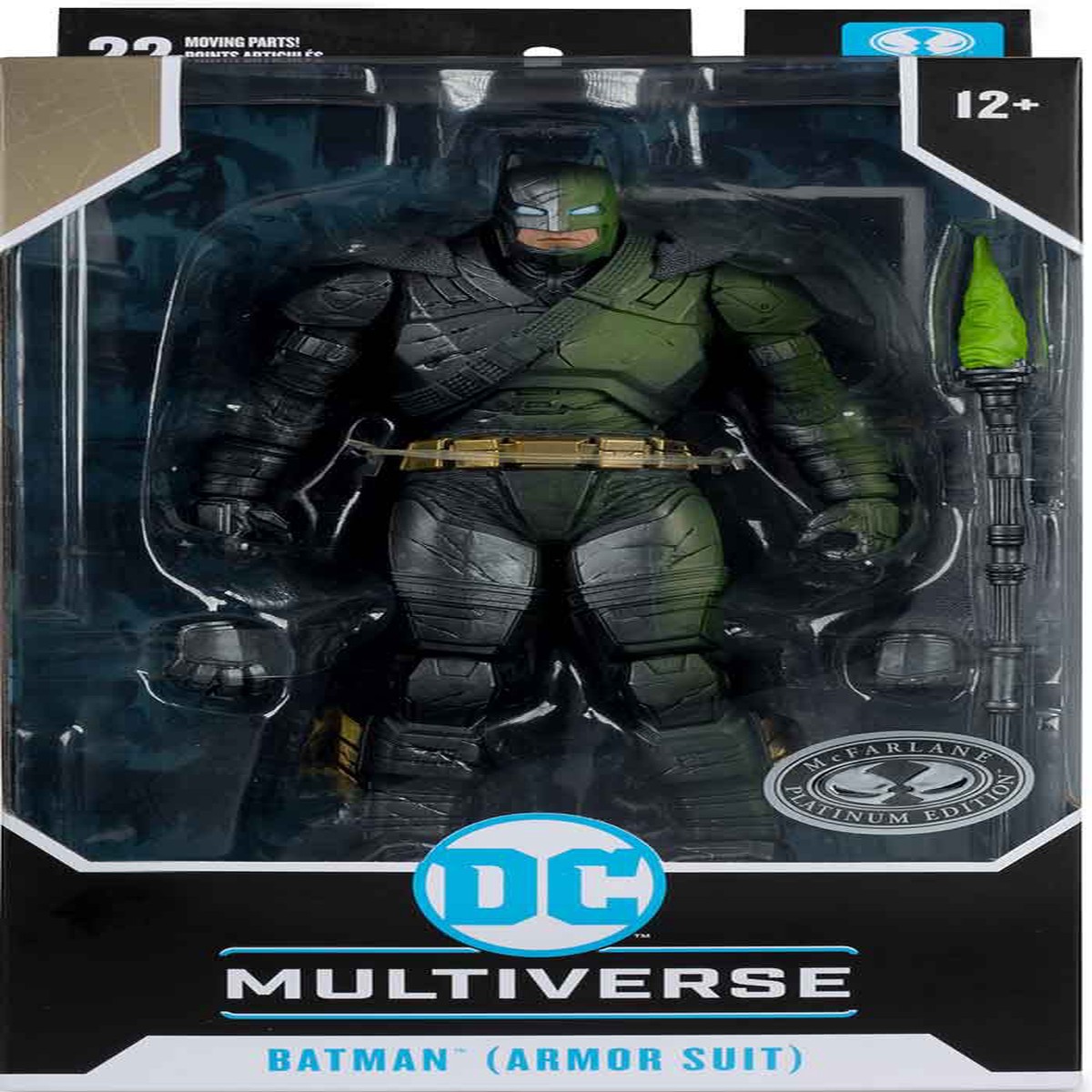 DC Multiverse Batman v Superman Dawn of Justice 7 Inch Action Figure Exclusive – Batman Armored Suit Platinum