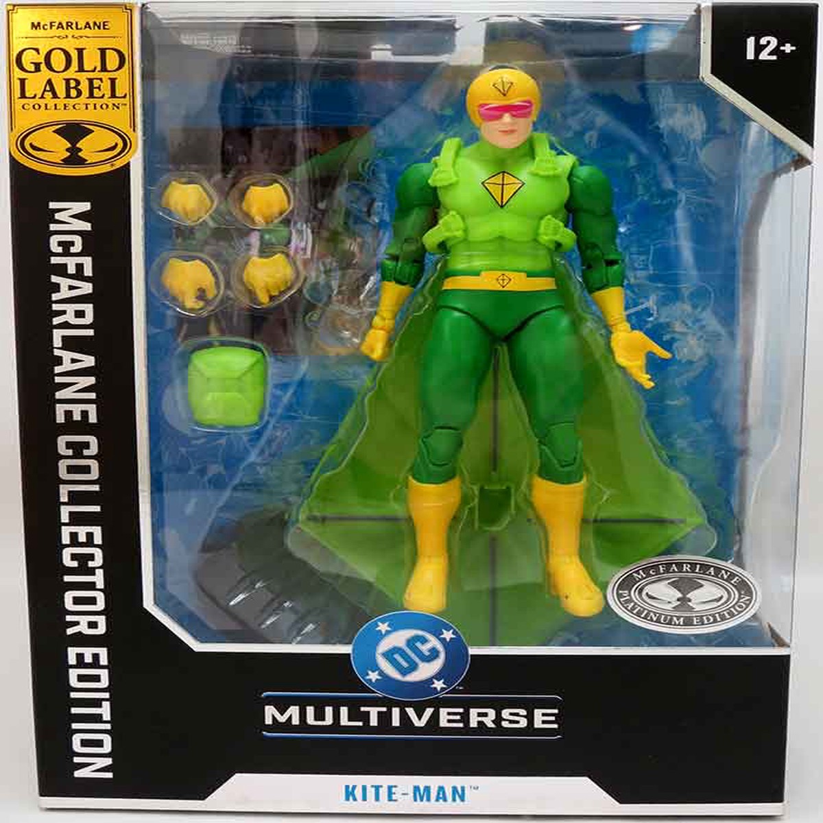 DC Multiverse Collector 7 Inch Action Figure Batman Rogues Exclusive – Kite Man Gold Label Platinum