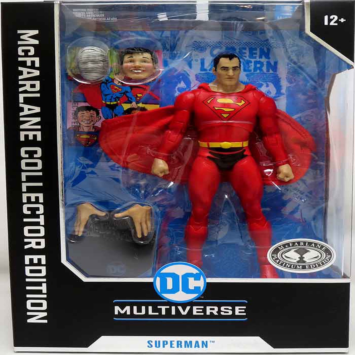 DC Multiverse Collector 7 Inch Action Figure Wave 11 Exclusive – Superman (Red Suit) Platinum