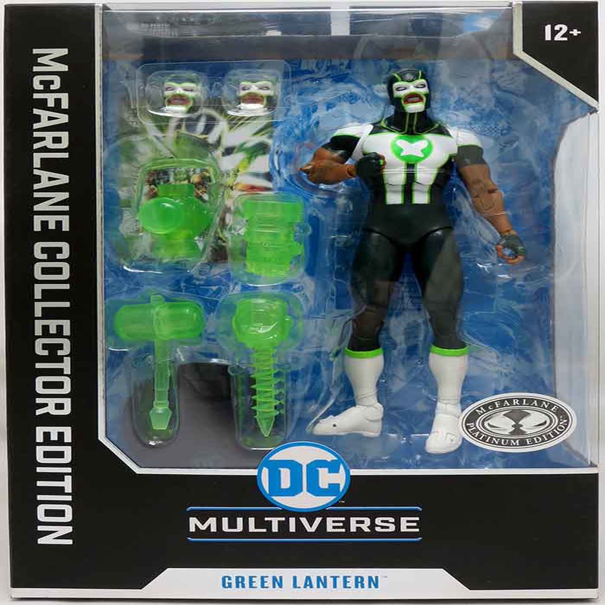 DC Multiverse Collector 7 Inch Action Figure Wave 8 Exclusive – Green Lantern (Simon Baz) Platinum