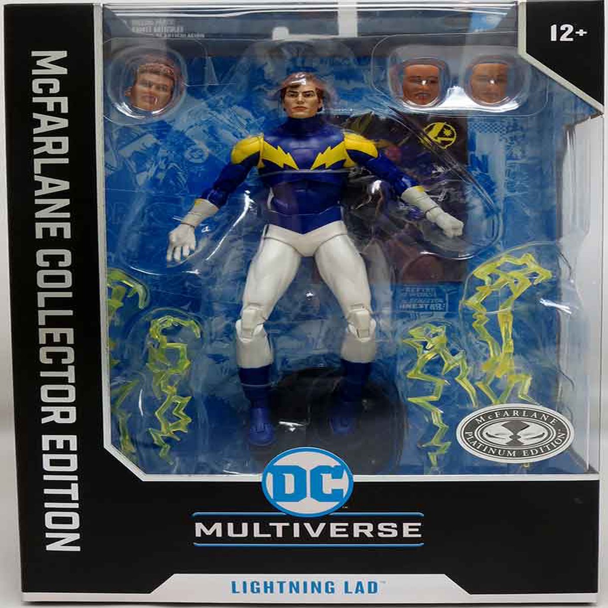 DC Multiverse Collector 7 Inch Action Figure Wave 8 Exclusive – Lightning Lad (Legion Of Super Heroes) Platinum