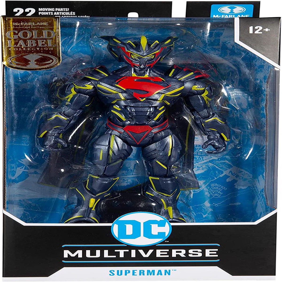 DC Multiverse Comic 7 Inch Action Figure Exclusive – Superman Energized Unchained Armor Gold Label