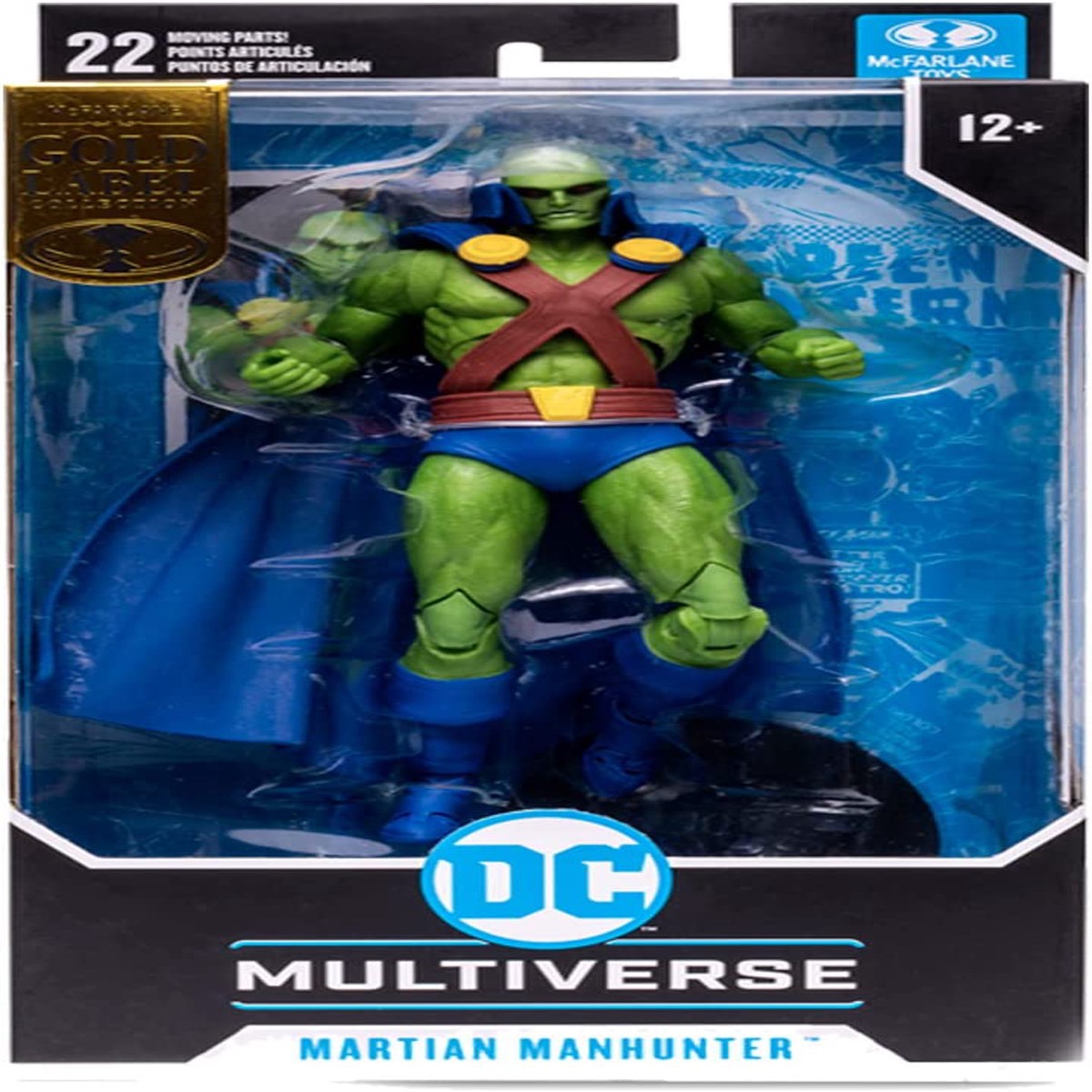 DC Multiverse Comics 7 Inch Action Figure Exclusive – Martian Manhunter Gold Label