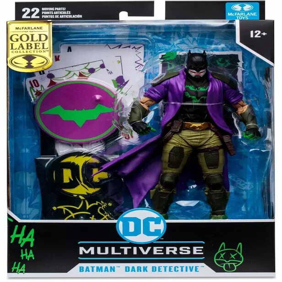 DC Multiverse Comics 7 Inch Action Figure Future State Exclusive – Joker Dark Detective (Gold Label)