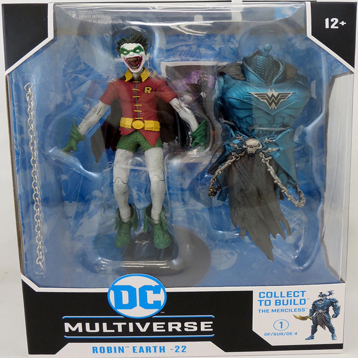 DC Multiverse Dark Nights Metal 7 Inch Action Figure BAF The Merciless – Robin Crow Earth-22 (Random Head) (Sub-Standard Packaging)