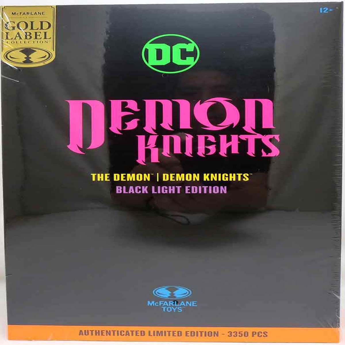 DC Multiverse Demon Knights 7 Inch Action Figure Exclusive – Black Light The Demon Gold Label