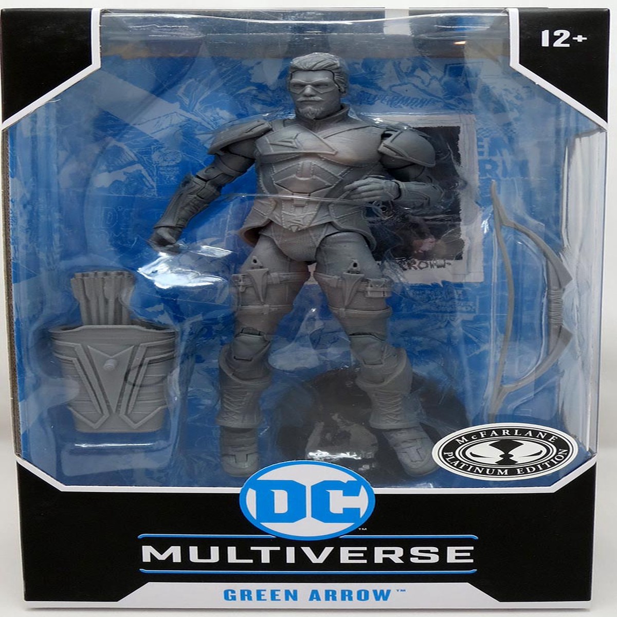 DC Multiverse Gaming 7 Inch Action Figure Wave 7 Exclusive – Green Arrow Platinum