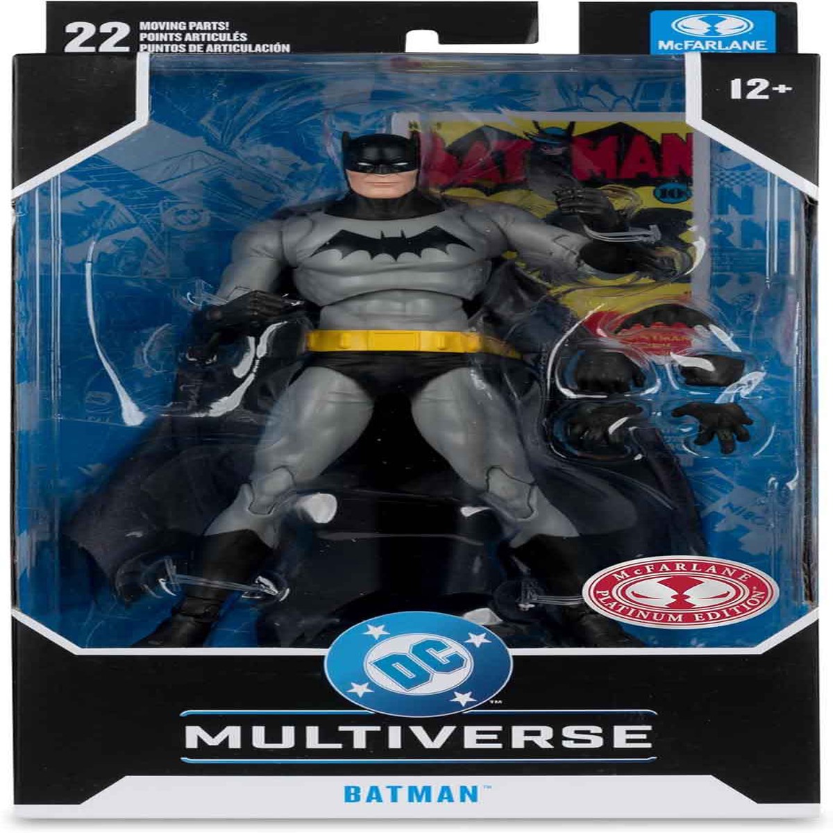 DC Multiverse Golden Age 7 Inch Action Figure Exclusive – Batman Red Platinum