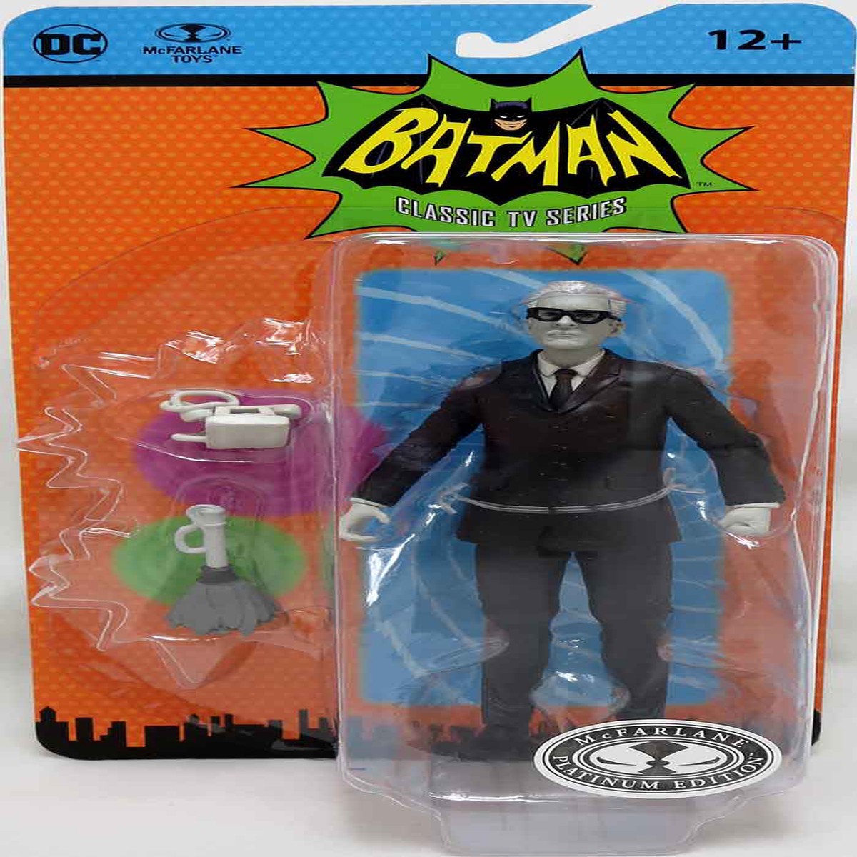 DC Retro Batman 1966 6 Inch Action Figure Wave 10 Exclusive – Alfred Pennyworth Platinum