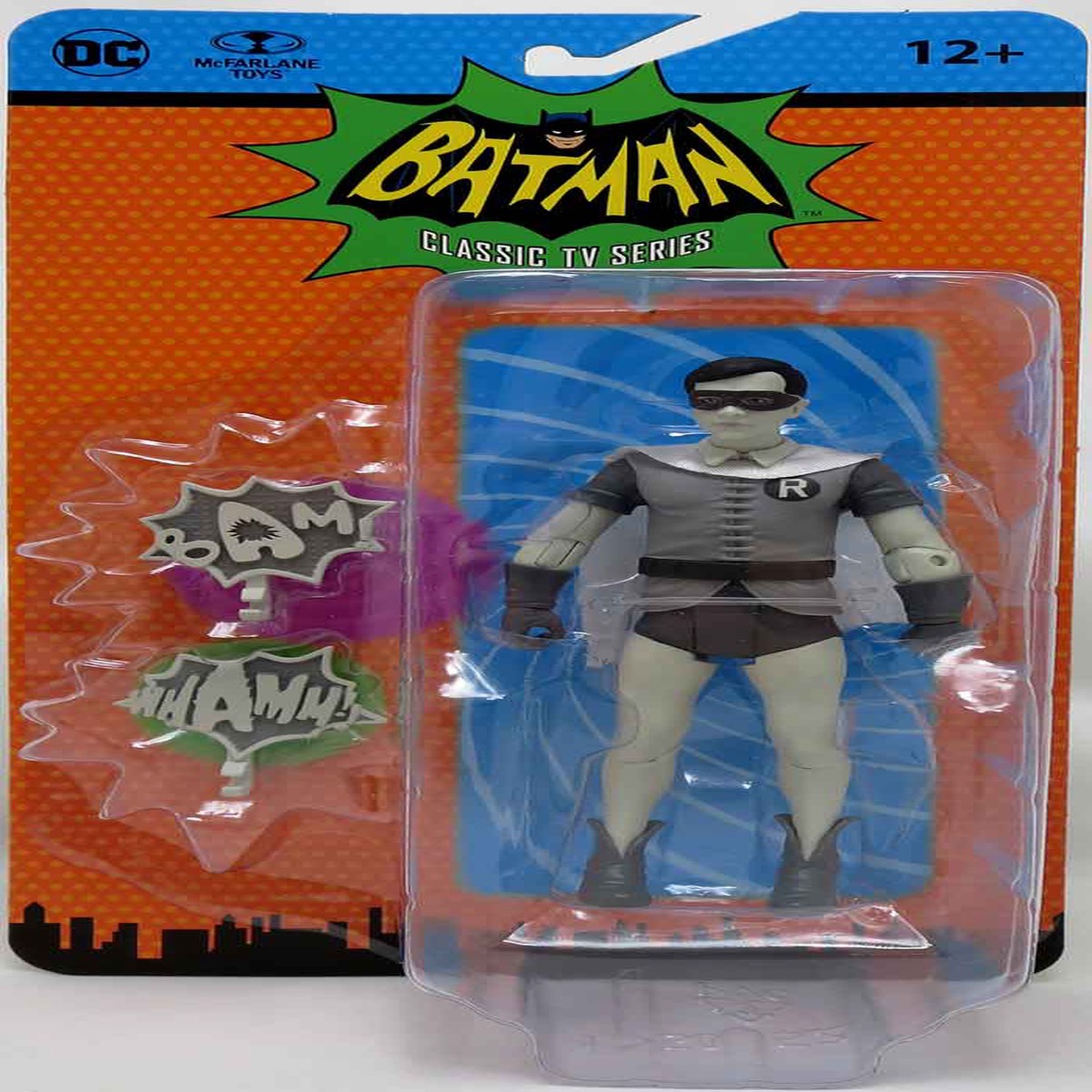 DC Retro Batman 1966 6 Inch Action Figure Wave 5 – Robin Black & White