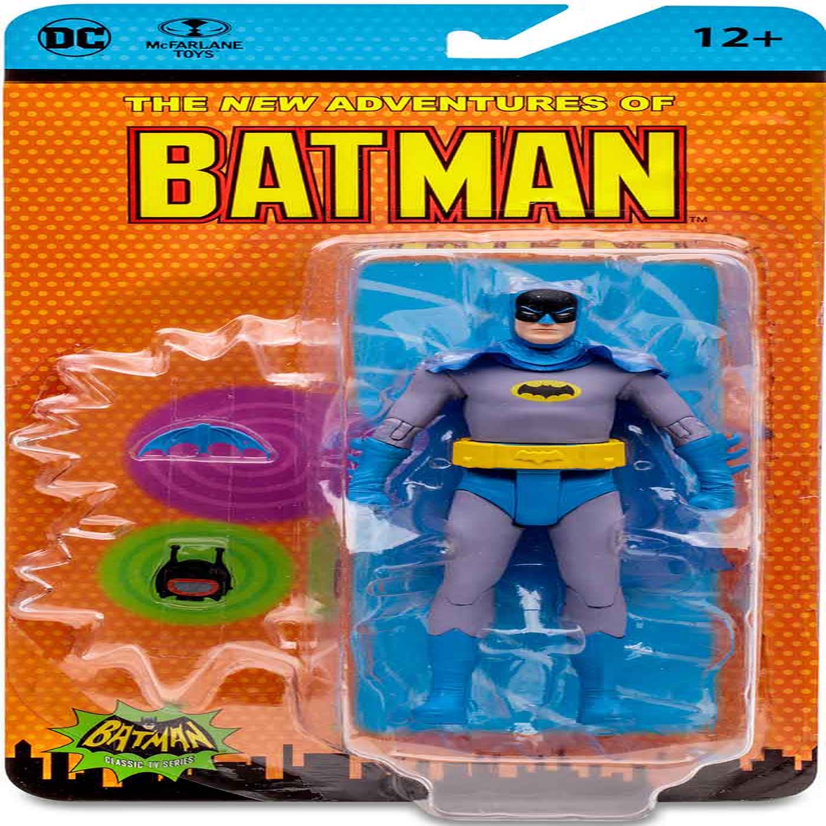 DC Retro The New Adventures of Batman 6 Inch Action Figure Series 1 – Batman (Sub-Standard Packaging)