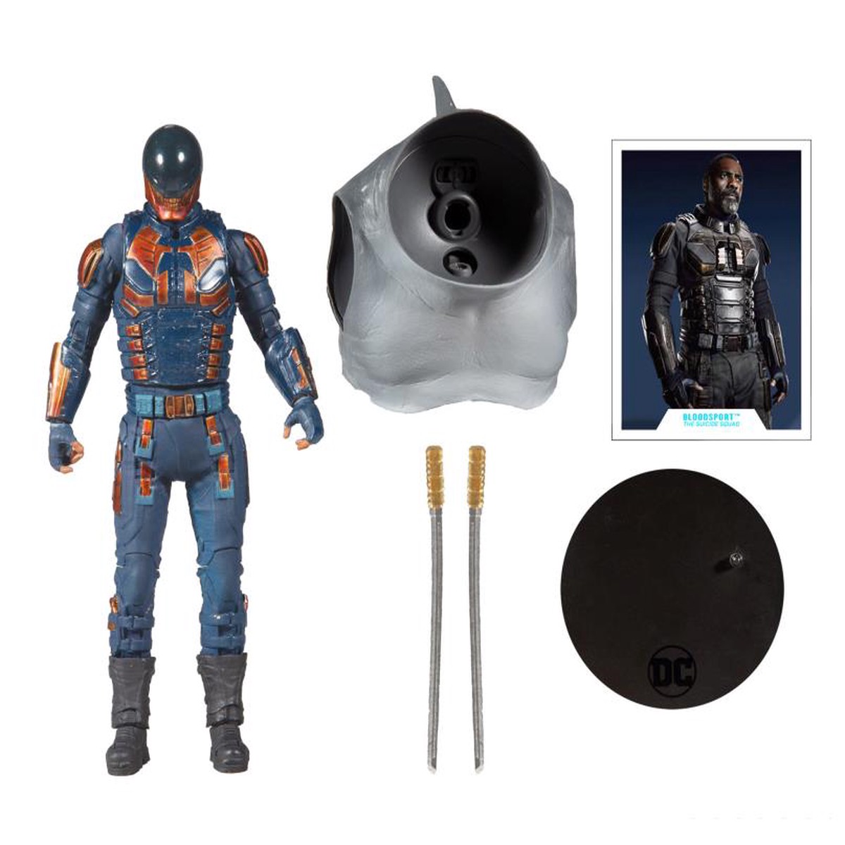 McFarlane Toys DC Multiverse (The Suicide Squad Movie) Bloodsport Action Figure (CTB King Shark)