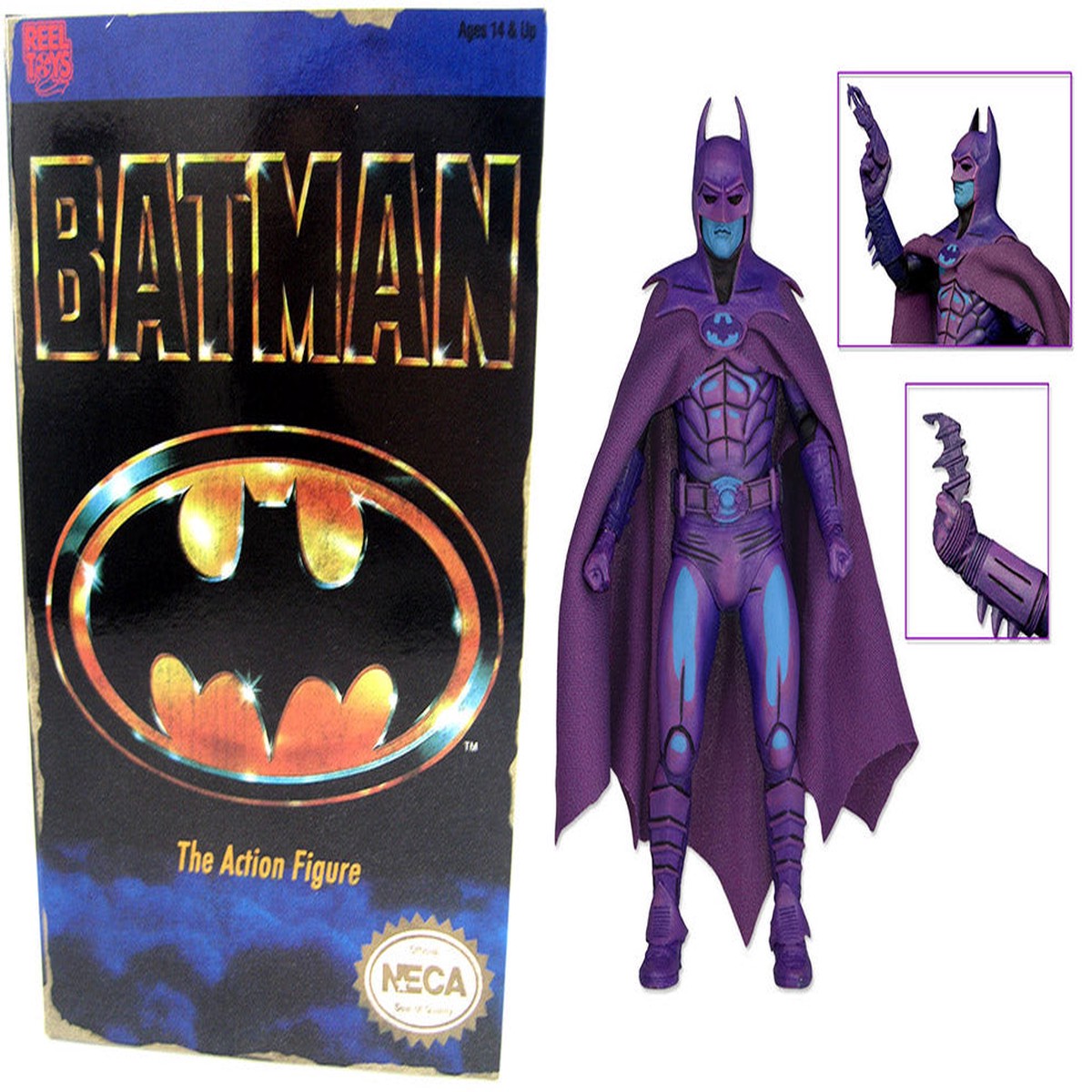 Batman 1989 Movie 7 Inch Action Figure 8-Bit Video Game Series – NES Batman 1989