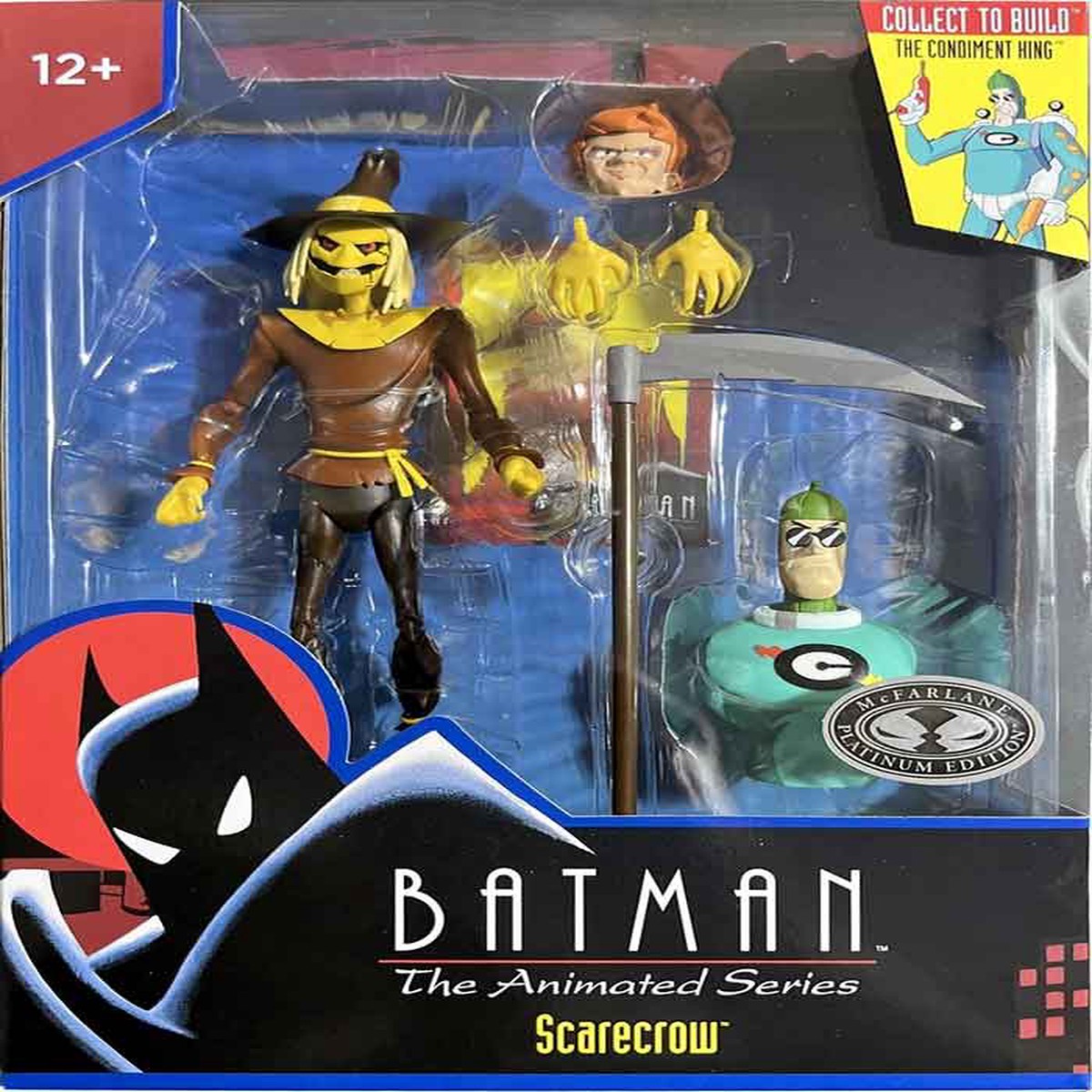 DC Direct Batman The Animated Series 7 Inch Action Figure BAF The Condiment King Exclusive – Scarecrow Platinum