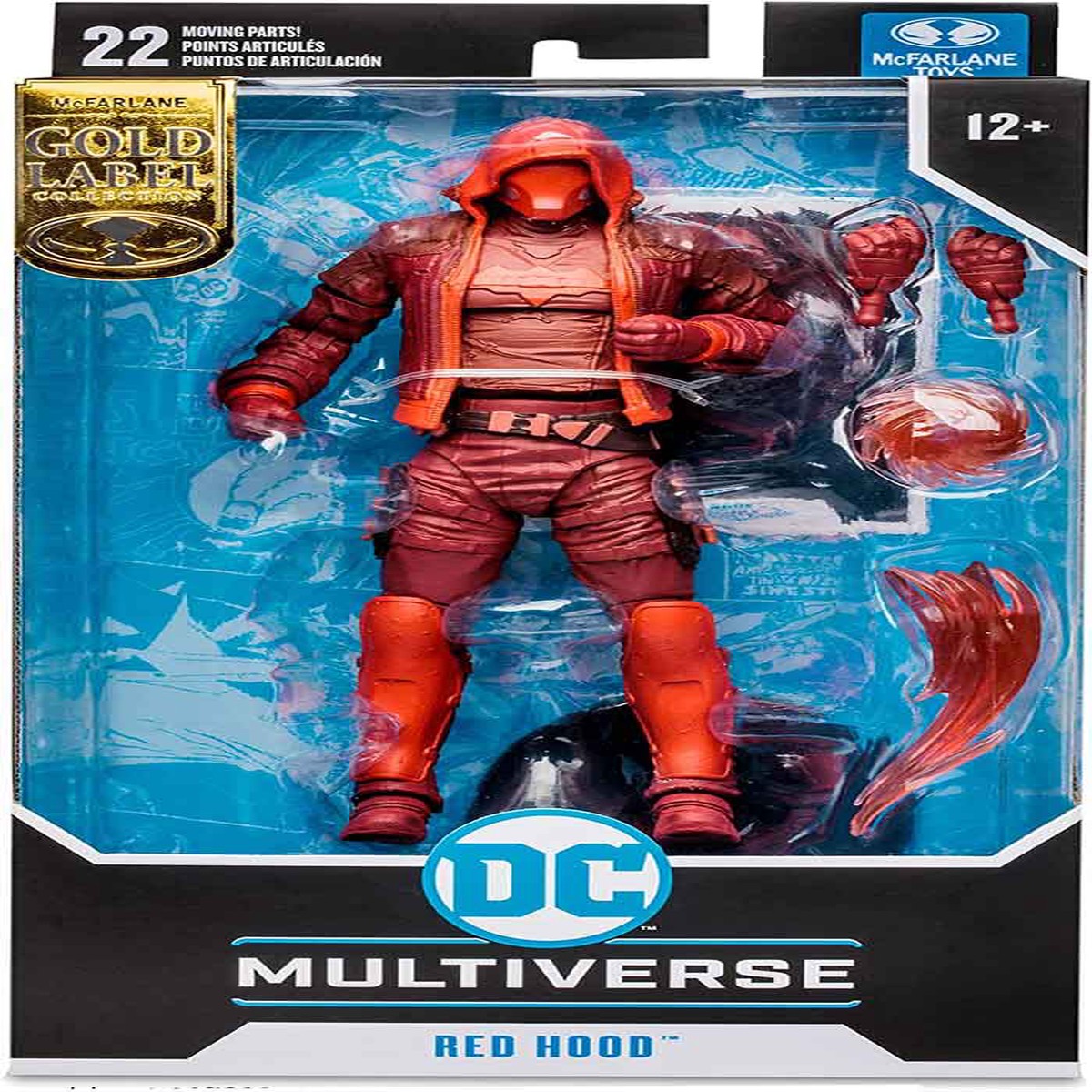 DC Multiverse 7 Inch Action Figure Arkham Night Exclusive – Red Hood Gold Label