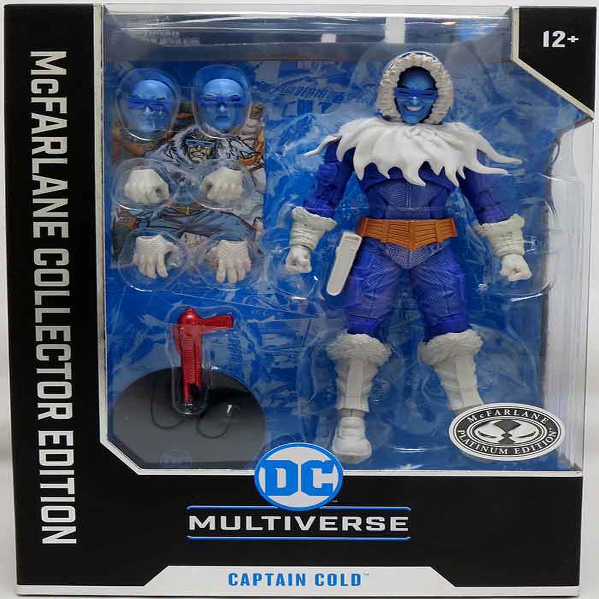 DC Multiverse Collector 7 Inch Action Figure Wave 9 Exclusive – Captain Cold (The Rogues) Platinum