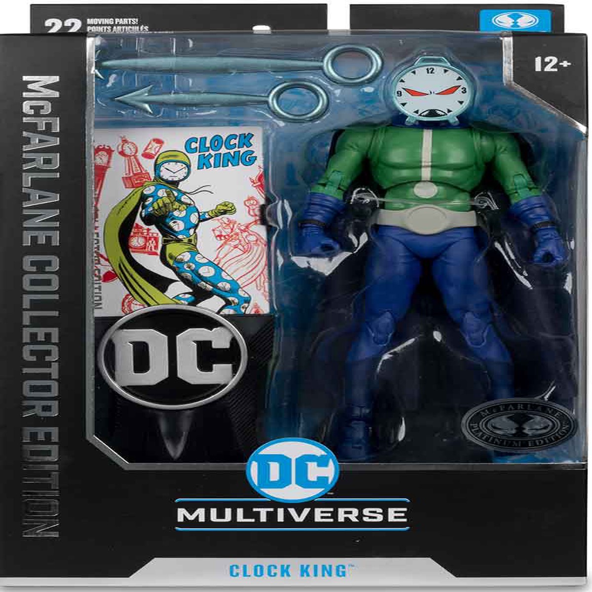 DC Multiverse Collector Edition 7 Inch Action Figure Wave 6 – Clock King Platinum