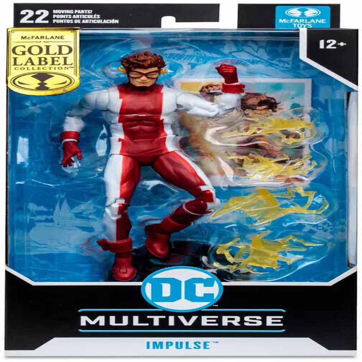 DC Multiverse Comics 7 Inch Action Figure Teen Titans Exclusive – Impulse (Gold Label)