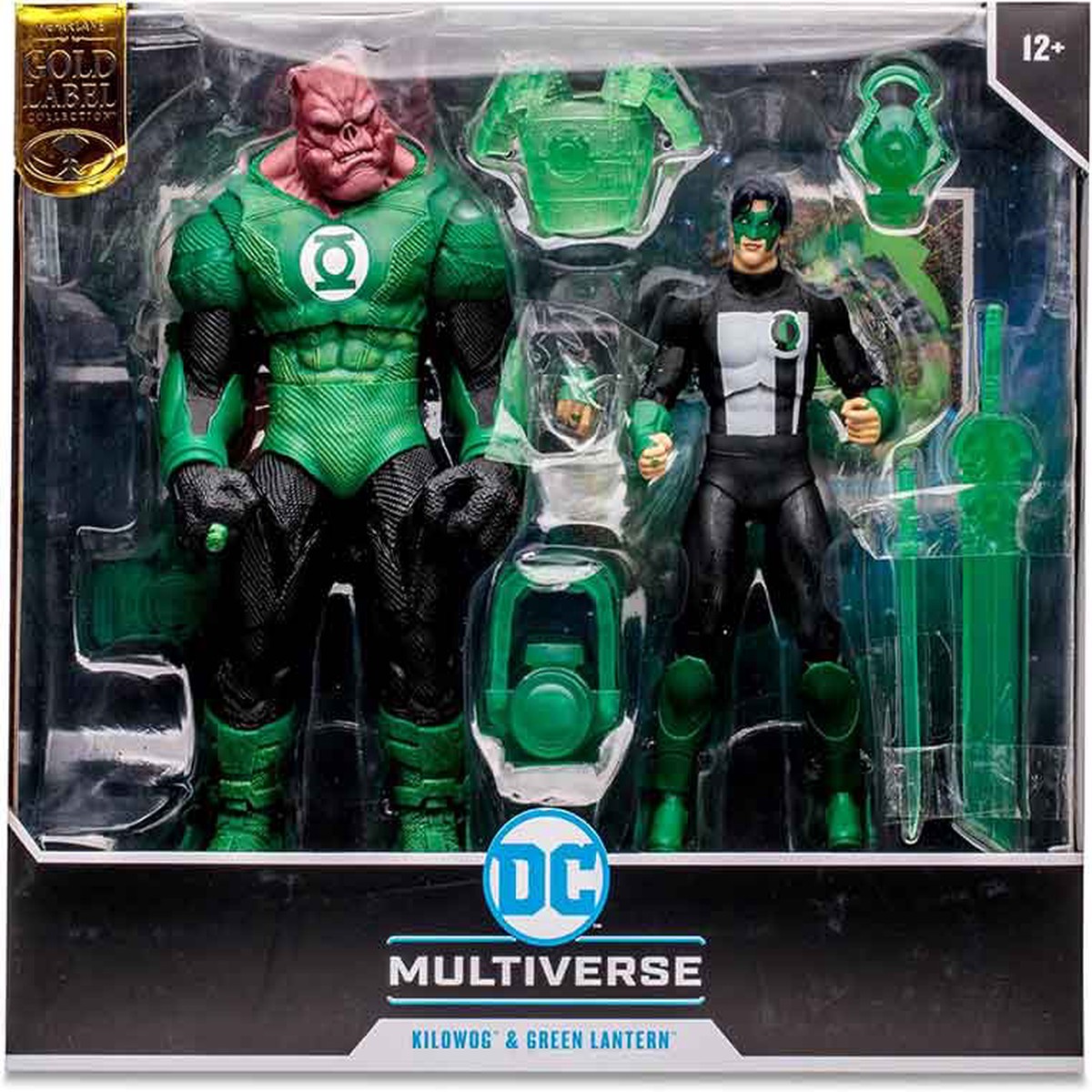 DC Multiverse Green Lantern 7 Inch Action Figure 2-Pack Exclusive – Kilowog & Green Lantern Gold Label