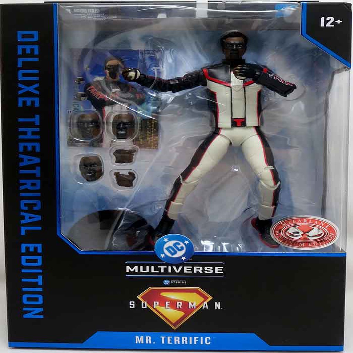 DC Multiverse Superman Movie 7 Inch Action Figure Deluxe Exclusive – Mister Terrific Red Platinum