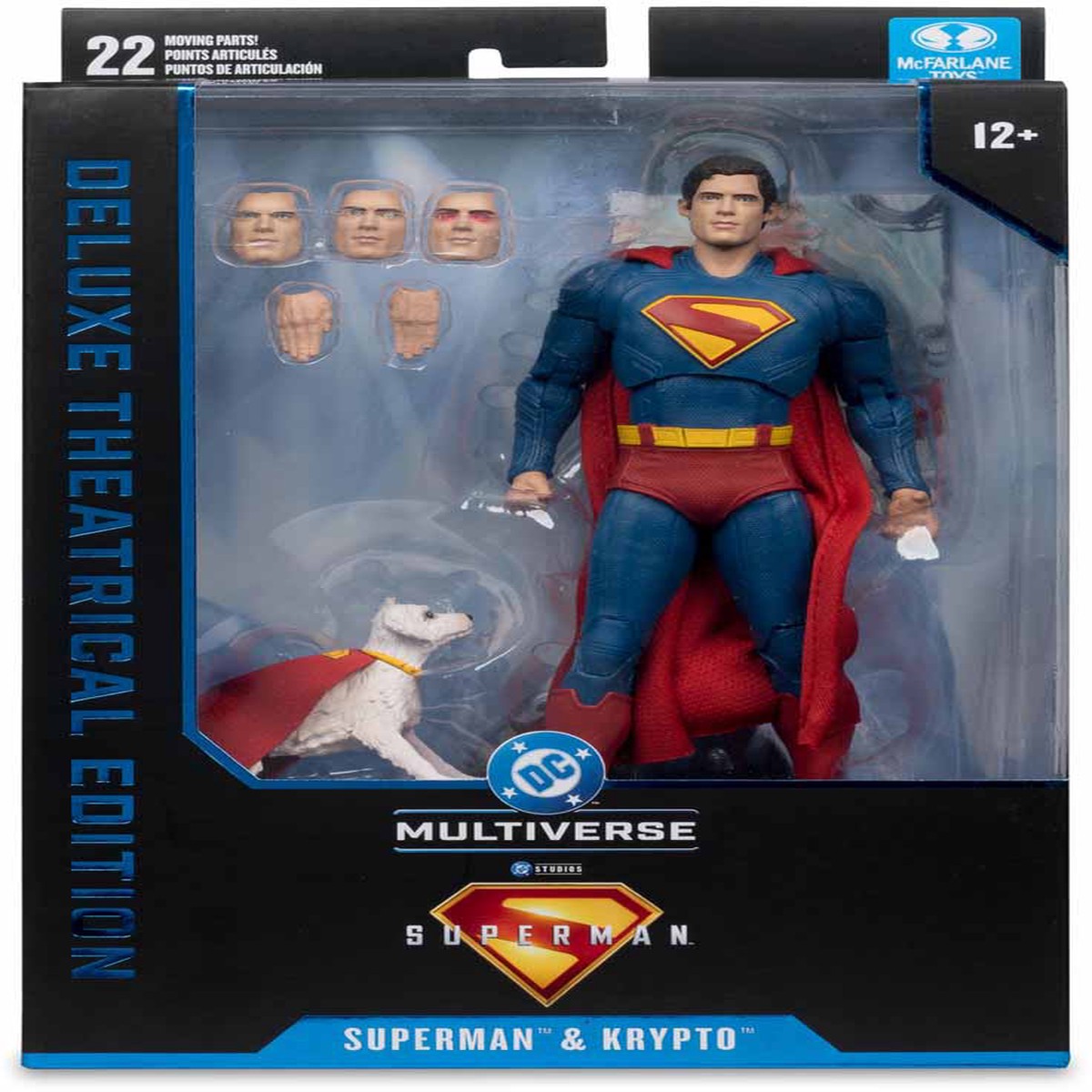 DC Multiverse Superman Movie 7 Inch Action Figure Deluxe – Superman with Krypto