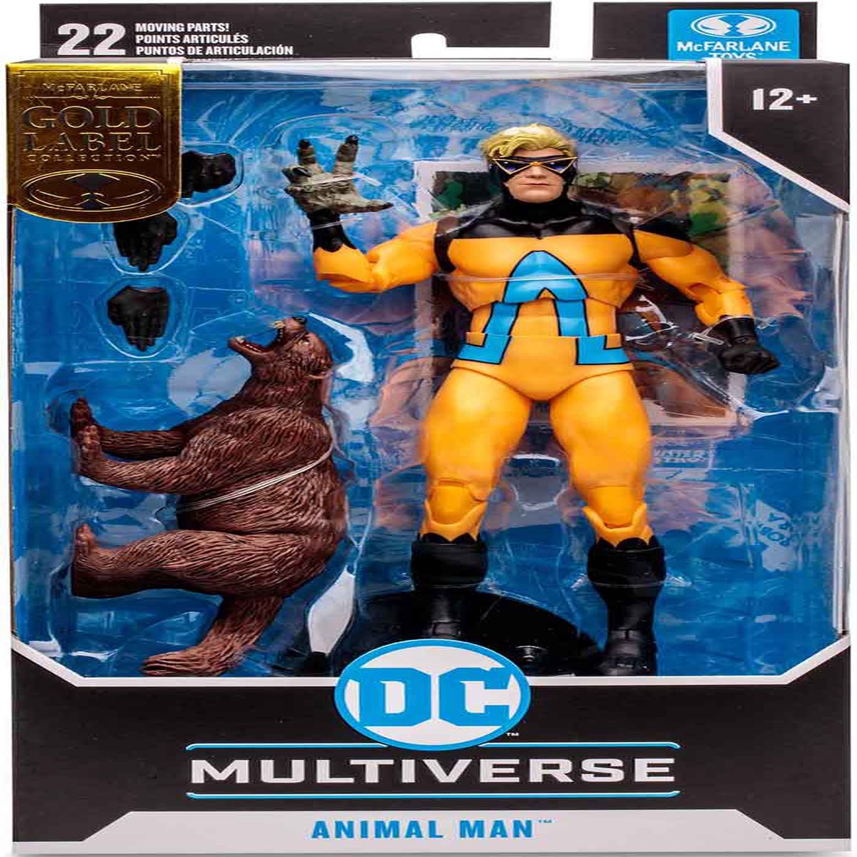 DC Multiverse The Human Zoo 7 Inch Action Figure Exclusive – Animal Man Gold Label