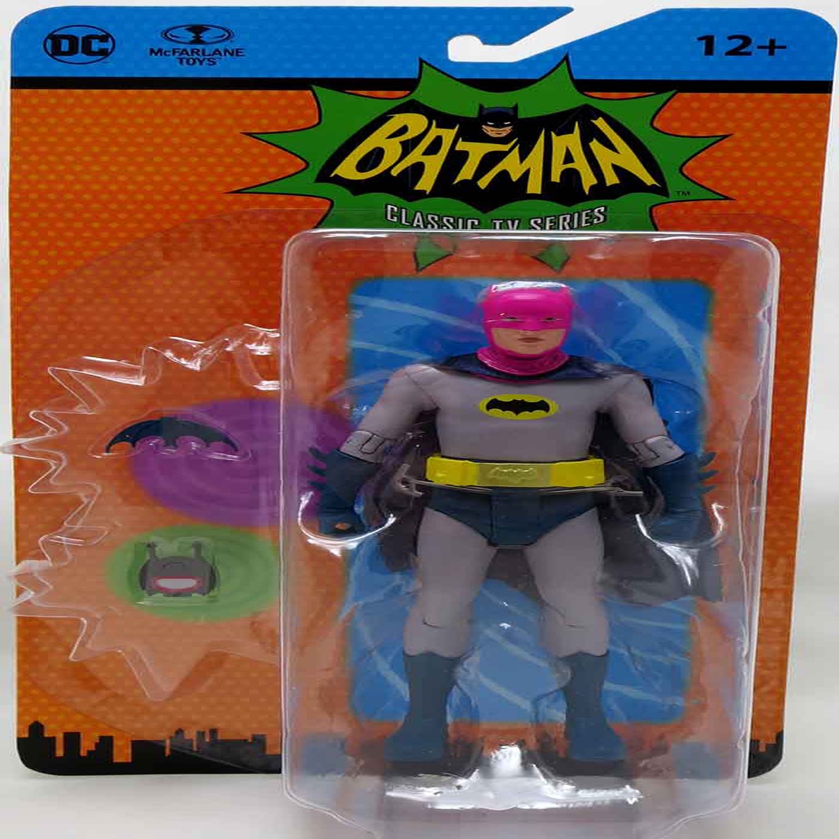 DC Retro Batman 1966 6 Inch Action Figure Wave 6 – Batman (Pink Cowl)
