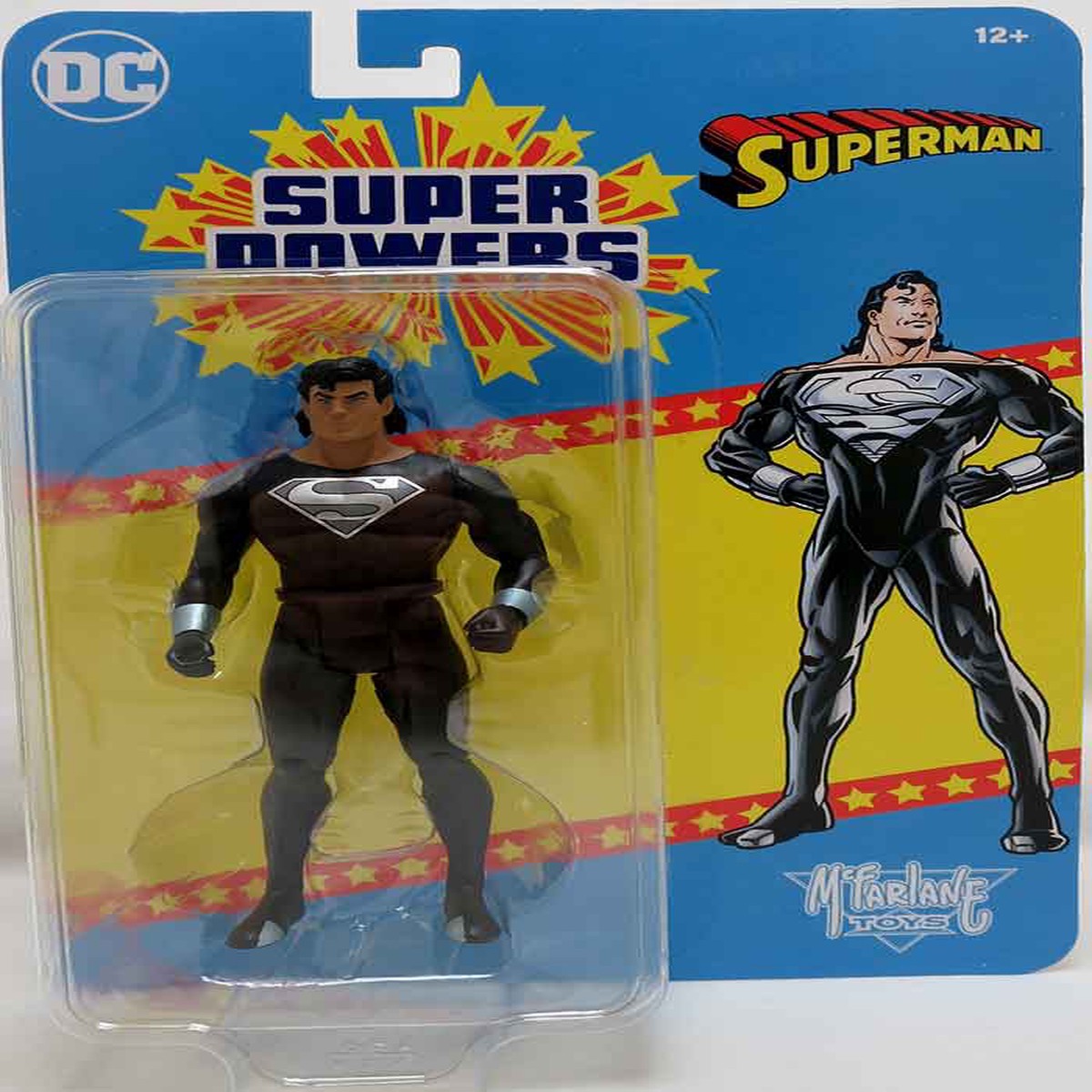 DC Super Powers 4 Inch Action Figure Wave 10 – Black Suit Superman
