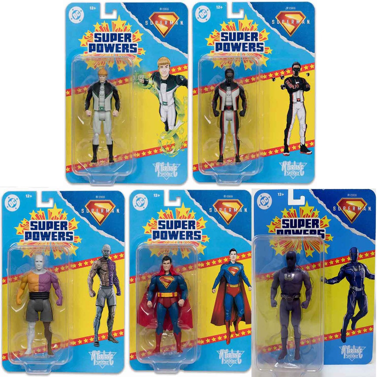 DC Super Powers 4 Inch Action Figure Wave 11 – Set of 5 (Gardner – Terrific – Metamorpho – Superman – Ultraman)