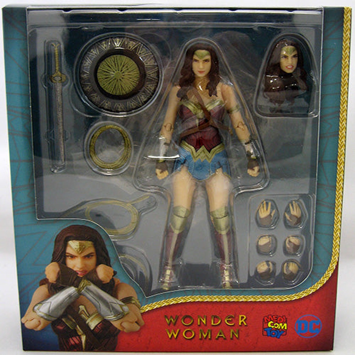 Wonder Woman Movie 6 Inch Action Figure Mafex Series – Wonder Woman (Shelf Wear Packaging)