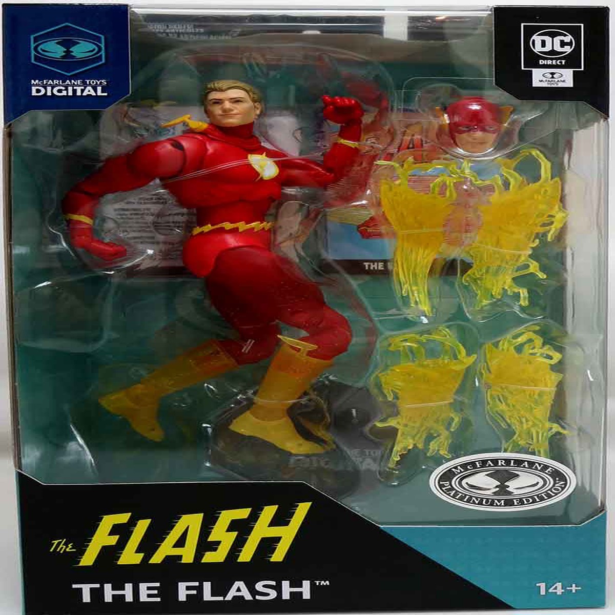 DC Direct Digital 7 Inch Action Figure Wave 3 Exclusive – The Flash Platinum