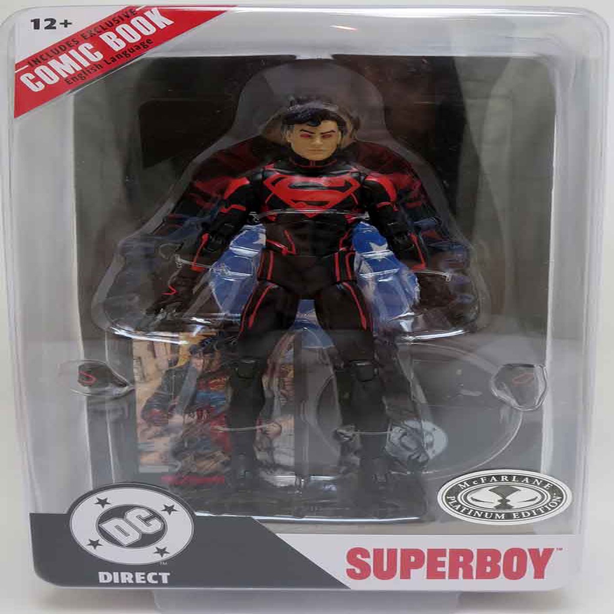 DC Direct With Comic 7 Inch Action Figure Wave 9 Exclusive – Superboy #1 Platinum