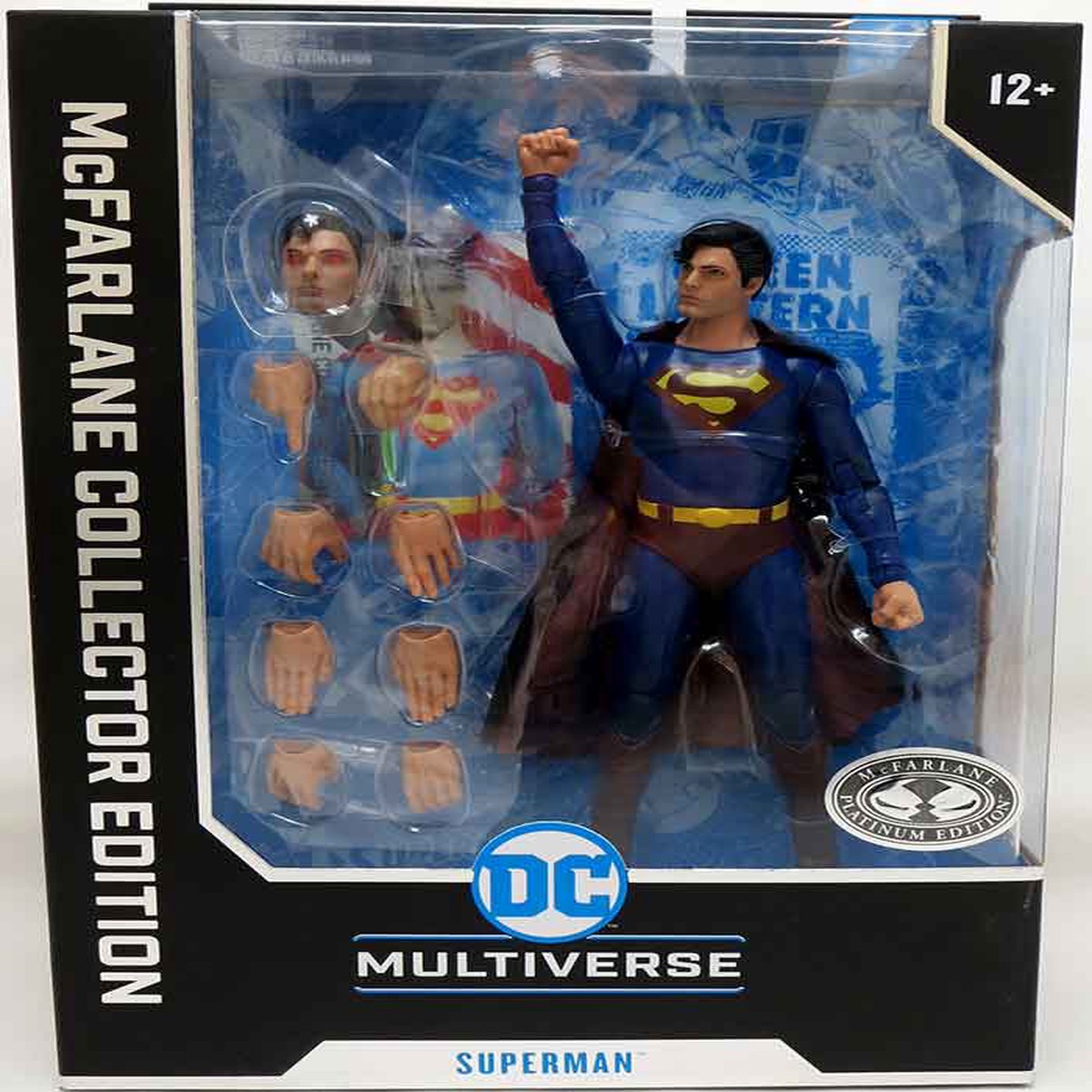 DC Multiverse Collector 7 Inch Action Figure Wave 8 Exclusive – Superman (The Movie 1978) Platinum