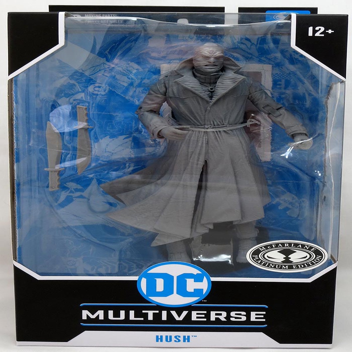 DC Multiverse Comic 7 Inch Action Figure Hush Exclusive – Hush Platinum