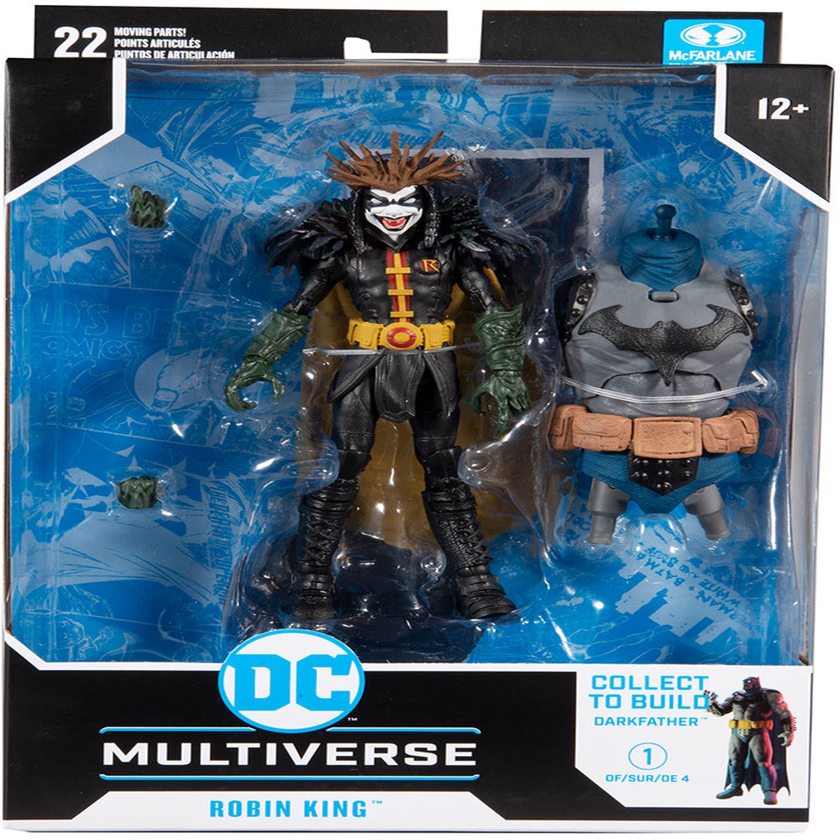 DC Multiverse Comic Series 7 Inch Action Figure BAF Darkfather – Death Metal Robin King
