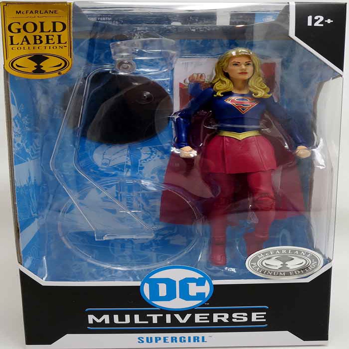 DC Multiverse DC Rebirth 7 Inch Action Figure Exclusive – Supergirl Gold Label Platinum
