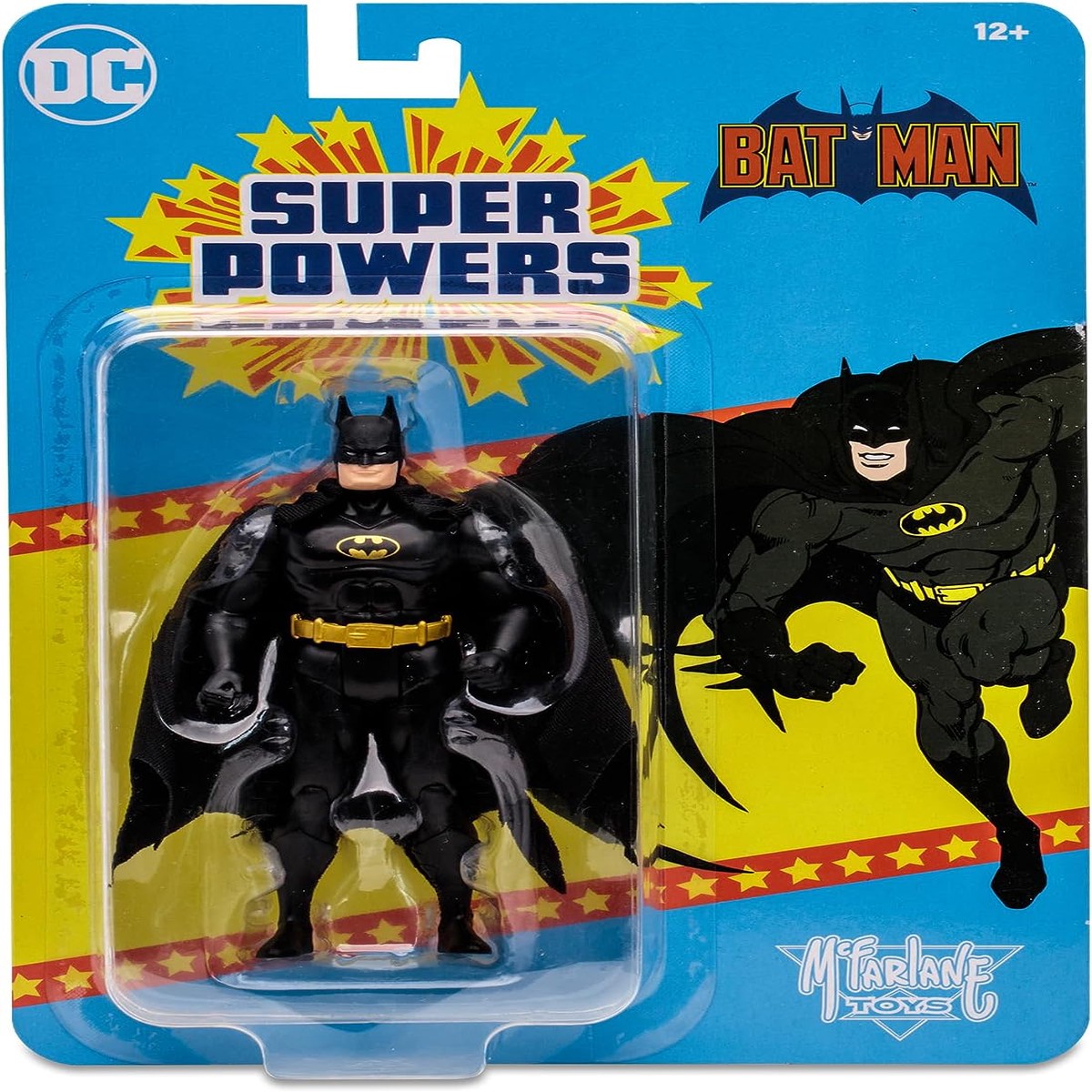 DC Super Powers 4 Inch Action Figure Wave 5 – Batman (Black Suit Variant)