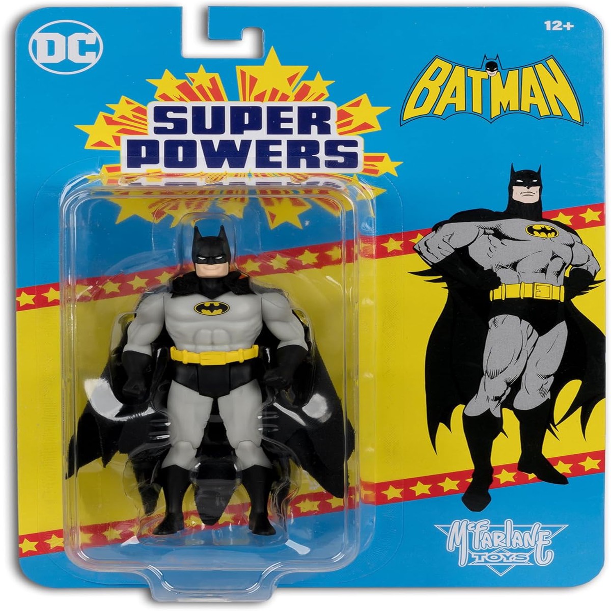 DC Super Powers 4 Inch Action Figure Wave 9 – Batman Black and Grey