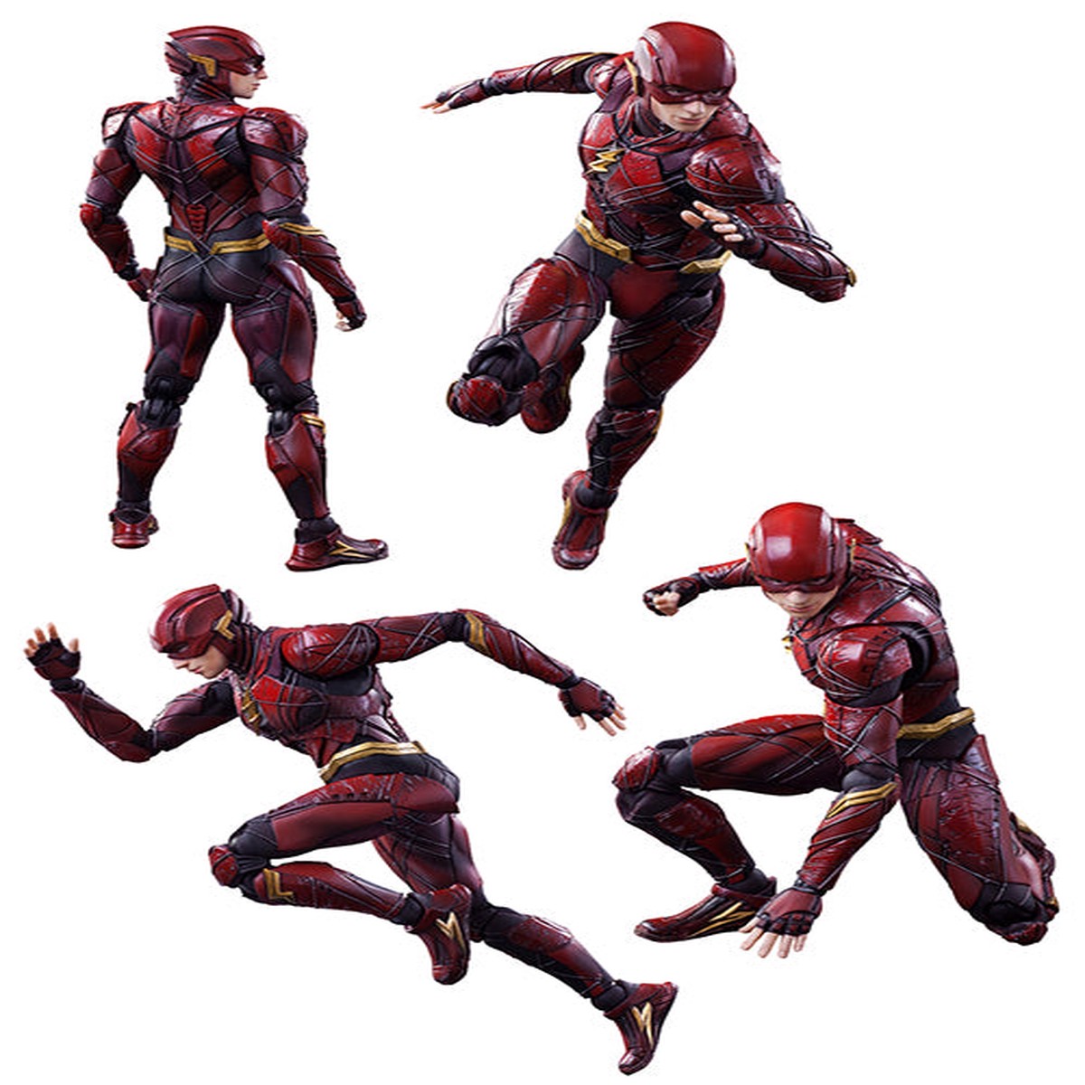 Justice League Movie 10 Inch Acton Figure Play Arts Kai – The Flash (Shelf Wear Packaging)