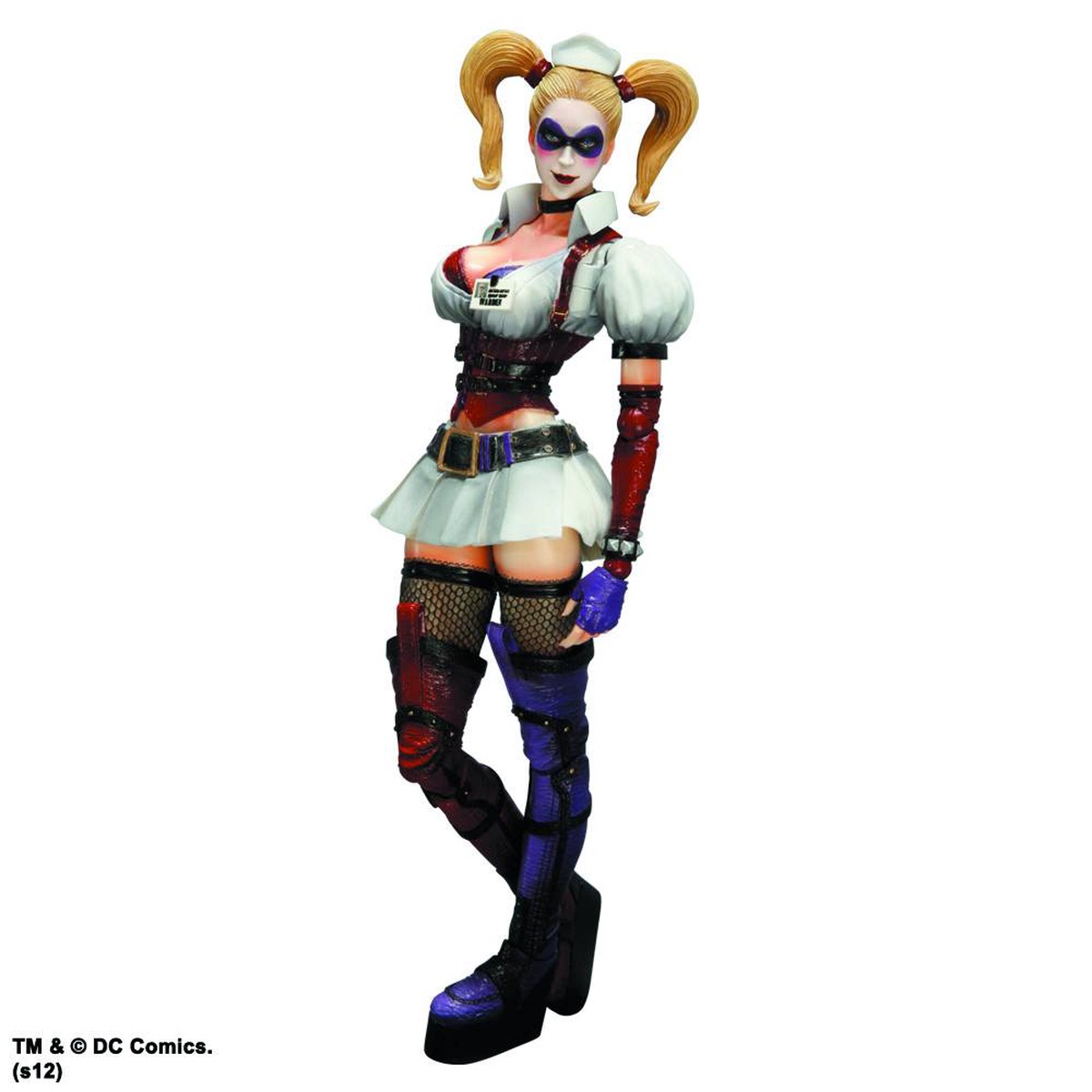 Batman Arkham Asylum 8 Inch Action Figure Kai Series – Harley Quinn (Shelf Wear Packaging)